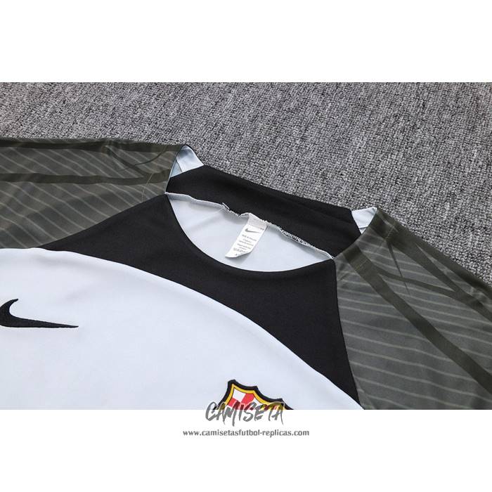 Chandal del Barcelona 2023-2024 Manga Corta Gris - Pantalon Corto